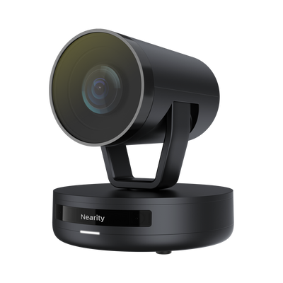 Nearity Telecamera PTZ USB - Risoluzione 4K - Angolo di visione 93° - Zoom 15x - Movimento panoramico 350º - Plug &amp; Play