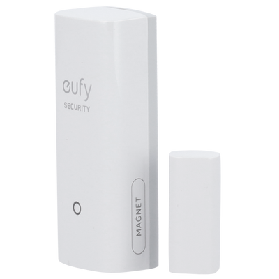 Sensore di apertura Eufy by Anker  - Wireless 868 MHz - Compatibile con il sistema di allarme Eufy - Pulsante per collegamento rapido a HomeBase - Alimentazione a batteria - facile installazione