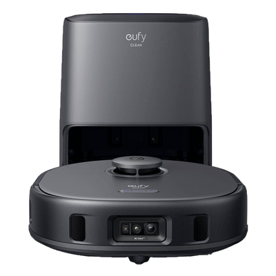 Robot Aspirador Eufy by Anker - Potencia máxima de 5500 Pa - Capacidad del depósito 410 ml Polvo - Limpieza a presión  / Navegación láser iPath - Mapas Varios Pisos  - Compatible con Amazon Alexa y asistente Google