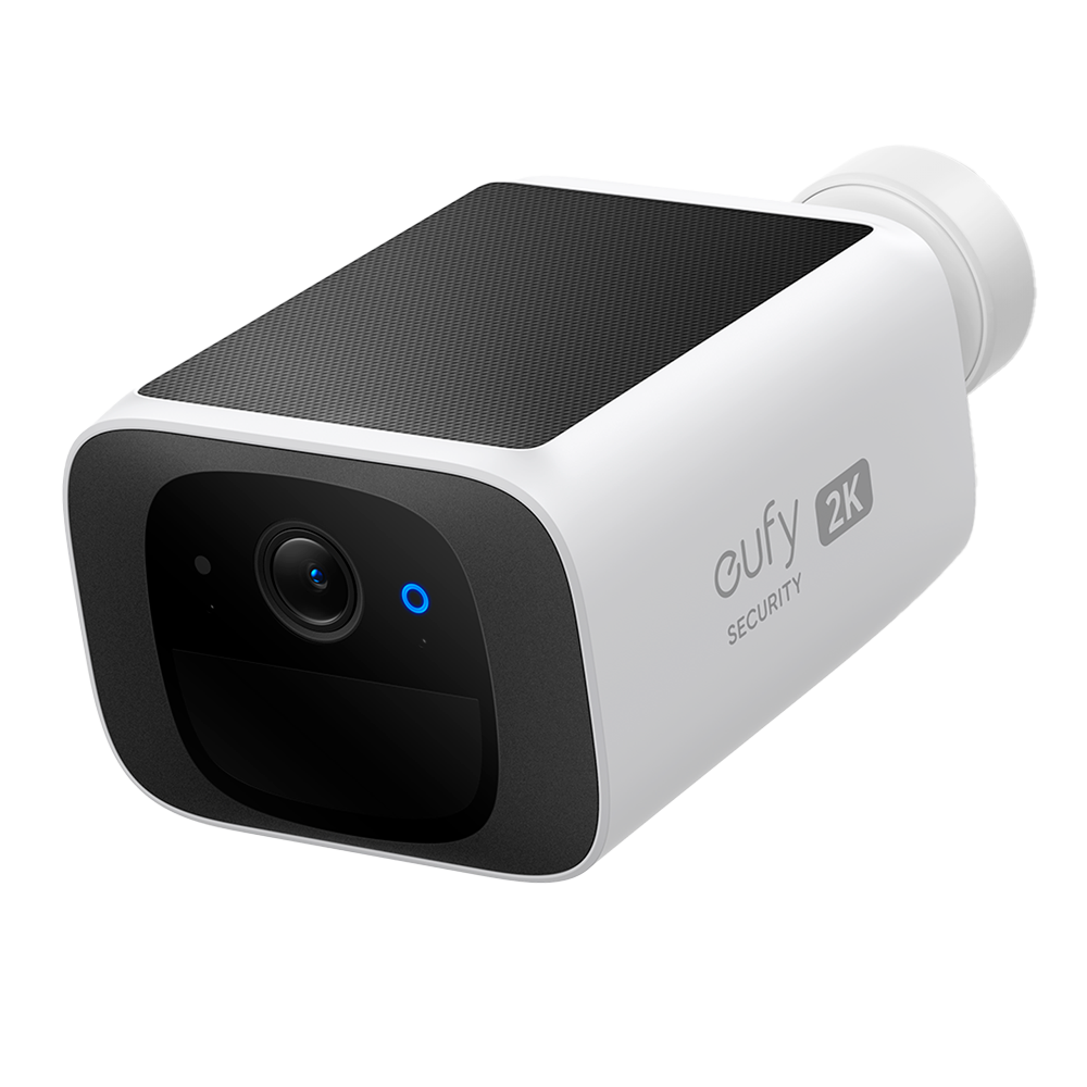 Telecamera Wifi Eufy by Anker - 2K / Rilevamento di Persone / Volti e movimento - Pannello solare integrato - Storage integrato 8 GB   - Autonomia illimitata - Adatta per esterni IP67