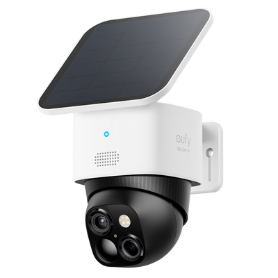 Telecamera Wifi Eufy by Anker - 3K / Rilevamento di Persone/Veicoli/Movimento - Pannello solare integrato - Storage integrato 8 GB   - Autonomia illimitata - Adatta per esterni IP67