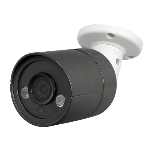 Telecamera Bullet IP 5 Megapixel - 1/2.5" 5 Mpx CMOS - Compressione H.265 / H.264 - Ottica 3.6 mm - Array IR Distanza 30 m - IP66 | Audio