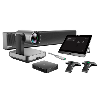 Yealink Videoconferenza All in One - Telecamera 4K - Angolo di visione 80º - Array di microfoni - Speaker - Soluzione Teams