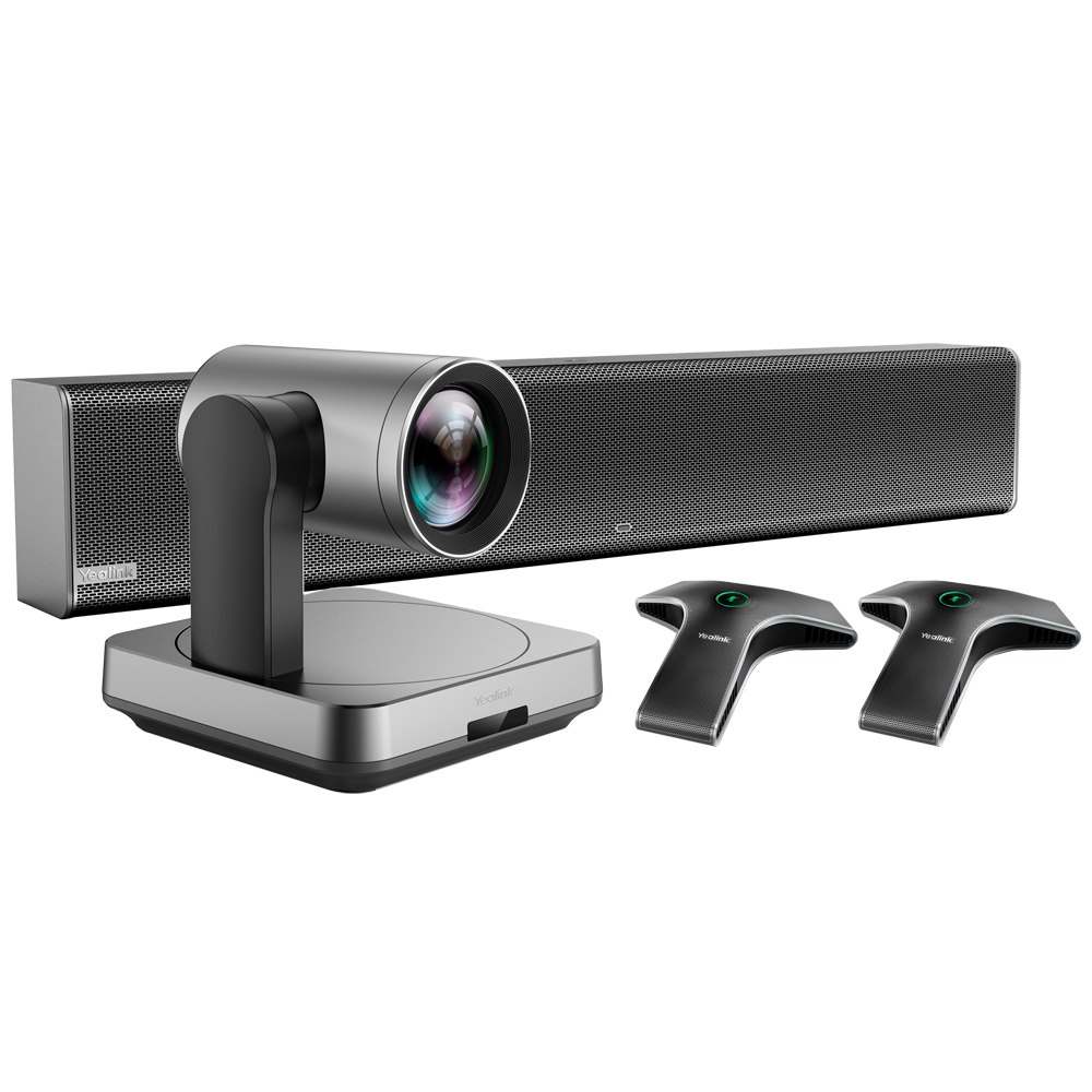 Yealink Videoconferenza All in One - Telecamera 4K - angolo di visione 80º - Telecamera USB - Array di microfoni - Speaker - Soluzione BYOD