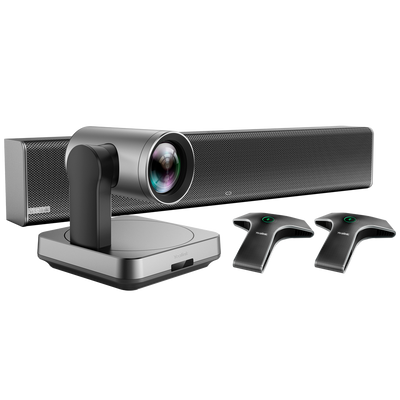 Yealink Videoconferenza All in One - Telecamera 4K - angolo di visione 80º - Telecamera USB - Array di microfoni - Speaker - Soluzione BYOD