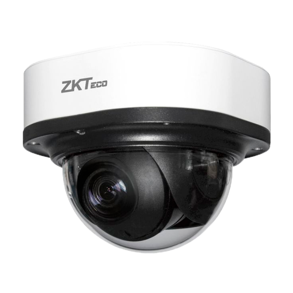 Telecamera IP dome 2 Mp LPR - 1/2.8” Sony STAVIS CMOS - Funzione OCR (lettura targhe integrata) - Lente motorizzata 3.35~10.05 mm - IR LED portata 50 m | RS485 - Software LPR integrato | ZKBioCV